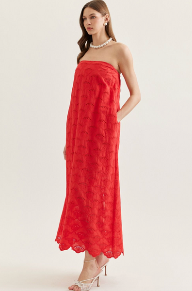 Shania Dress --Red
