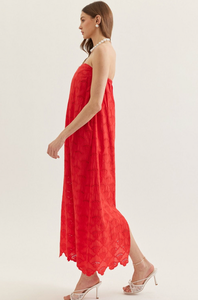 Shania Dress --Red