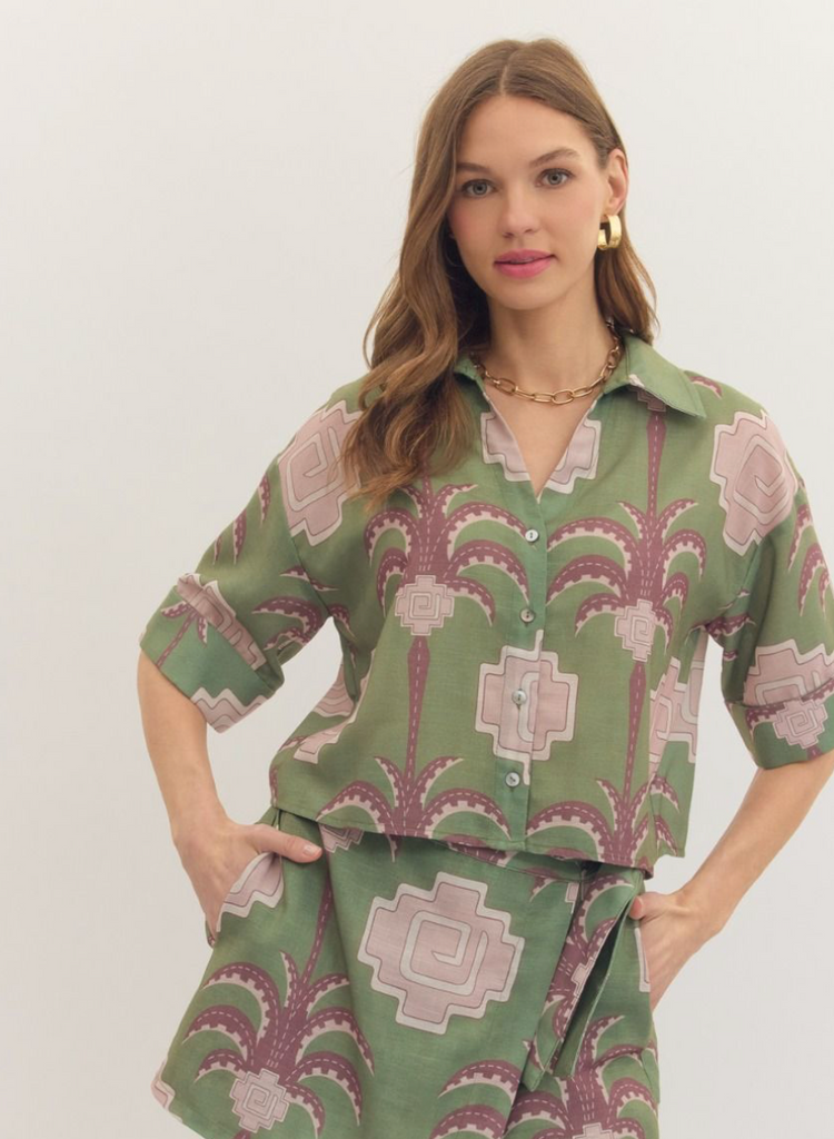 Kari Top -- Olive