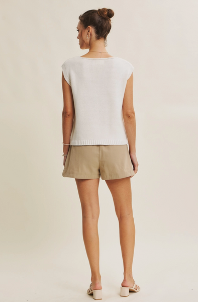 Tuscany Top -- Ivory