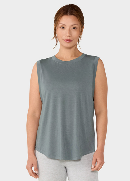 High Neck Muscle Tank -- Balsam