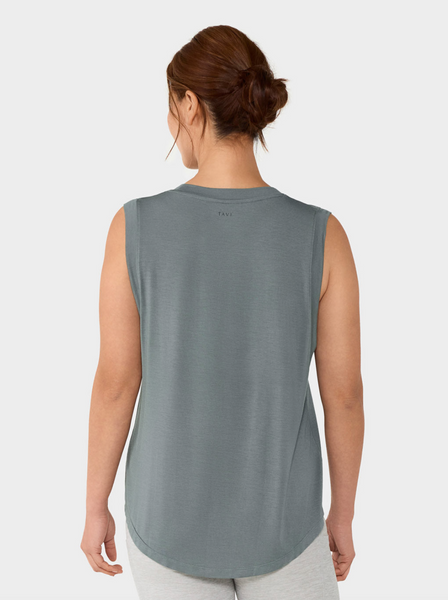 High Neck Muscle Tank -- Balsam