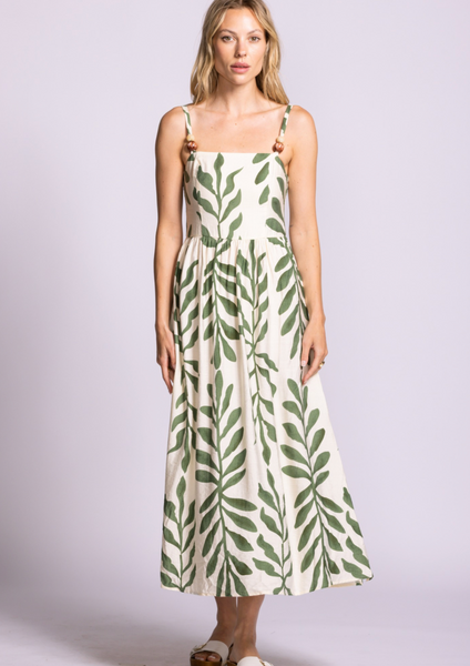 Magnolia Dress -- Green