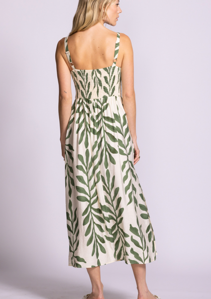 Magnolia Dress -- Green