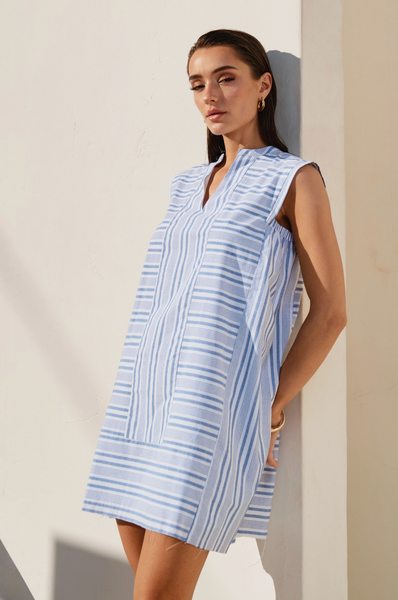 Libby Dress -- Blue