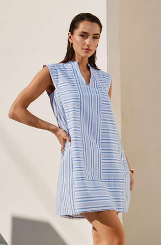 Libby Dress -- Blue