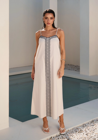 Jasmine Dress -- Sand