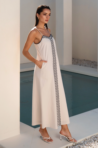 Jasmine Dress -- Sand