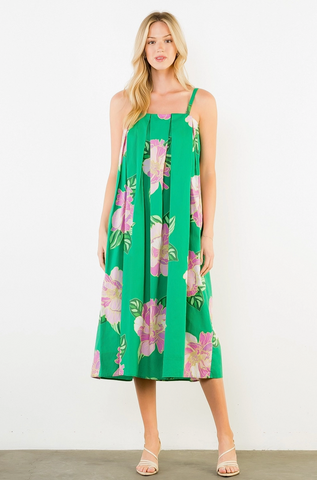 Kennedy Dress -- Green