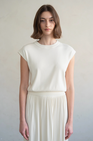 Mallory Top -- Ivory