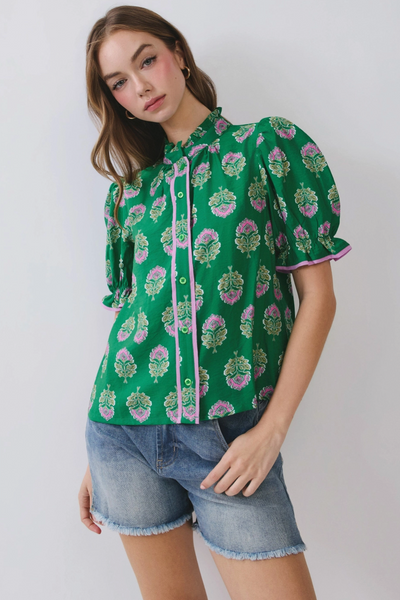 Greer Top -- Green