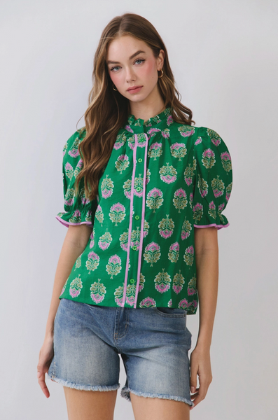 Greer Top -- Green