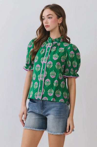 Greer Top -- Green