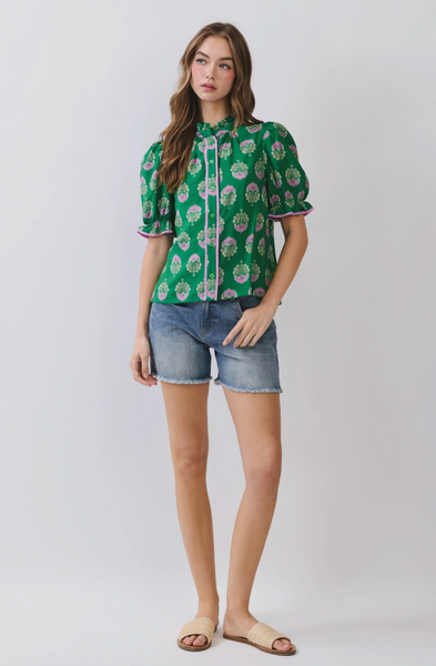 Greer Top -- Green