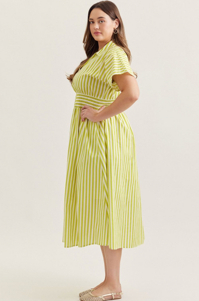 Myra Dress -- Lime