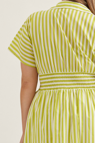 Myra Dress -- Lime