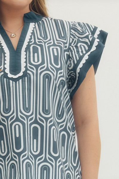 Betsy Top -- Navy