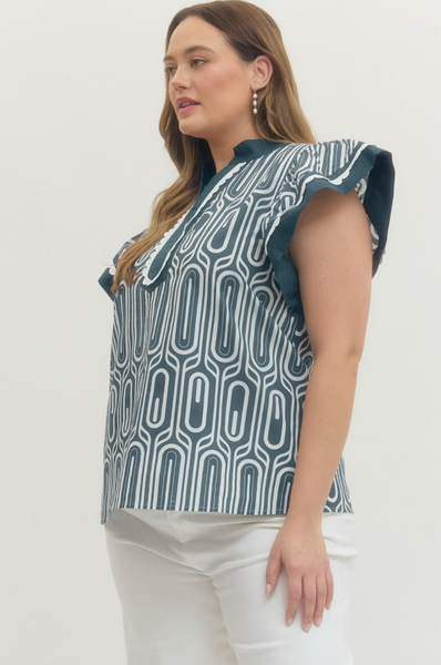 Betsy Top -- Navy