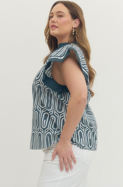 Betsy Top -- Navy