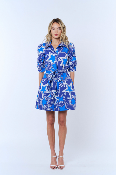 Scarlette Dress -- Blue