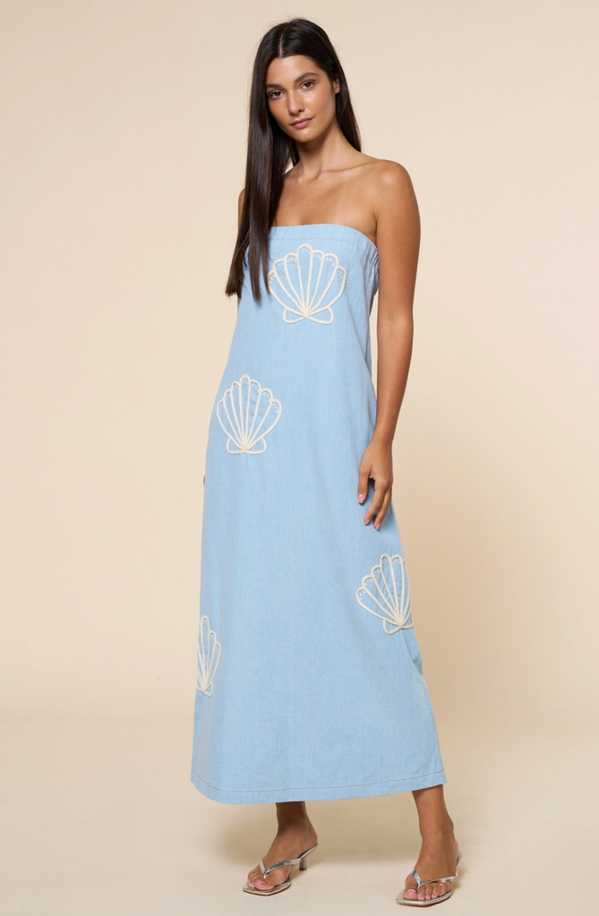 Carolina Beach Dress -- Denim