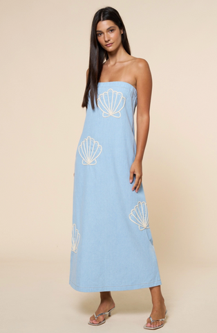 Carolina Beach Dress -- Denim