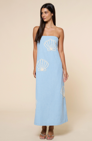 Carolina Beach Dress -- Denim