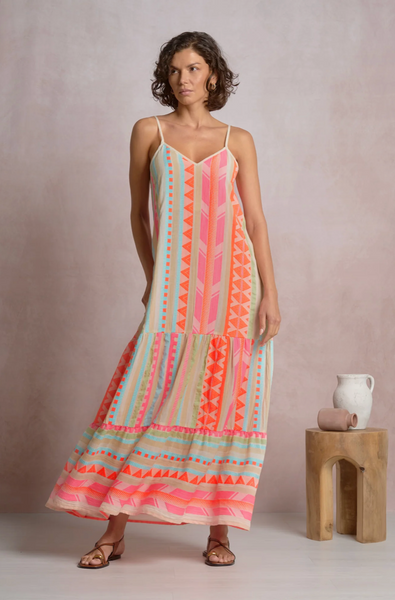 Tulum Dress -- Neon