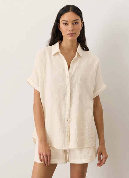 Relaxed Top -- Cream