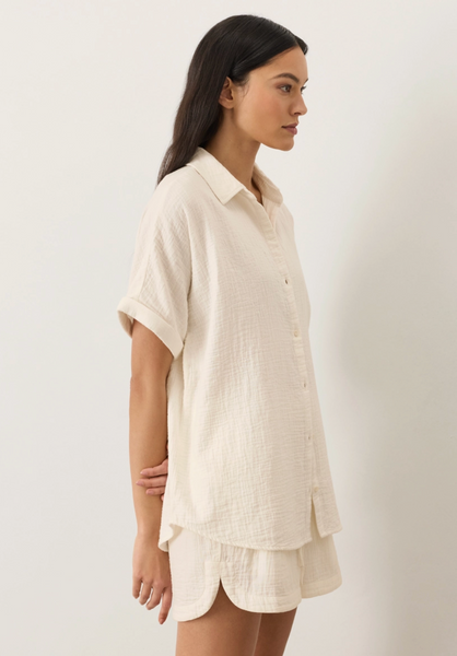 Relaxed Top -- Cream
