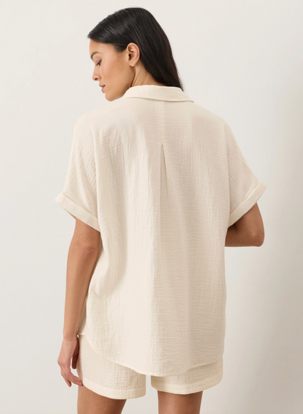 Relaxed Top -- Cream