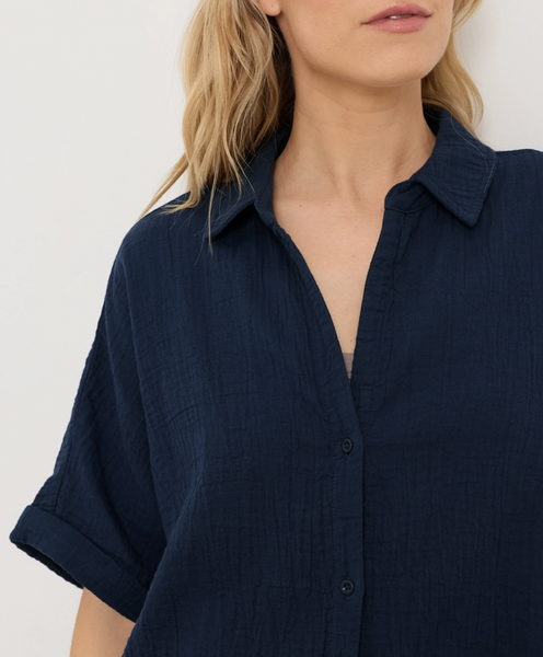 Relaxed Top -- Navy