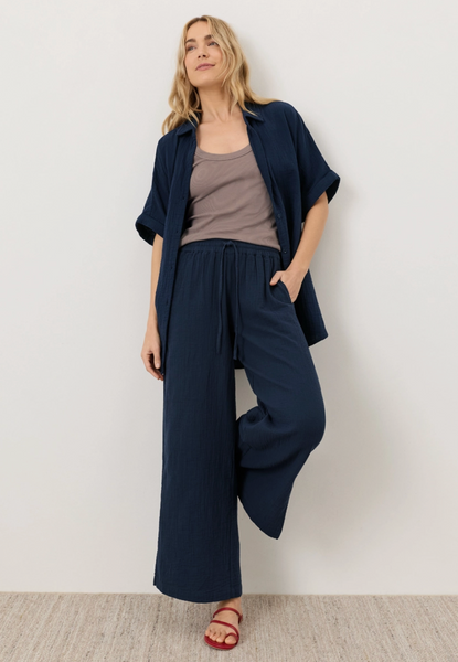 Relaxed Top -- Navy