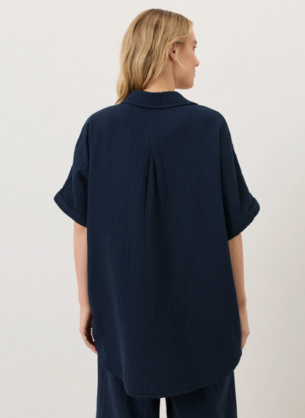 Relaxed Top -- Navy
