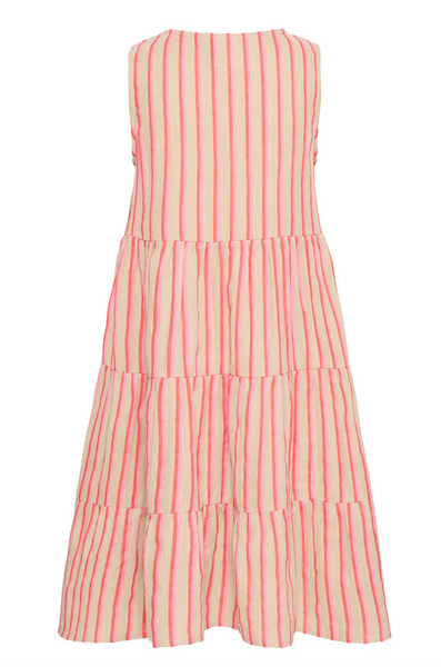 Karis Dress -- Azalea Stripe