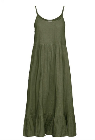 Louisa Dress -- Grape Leaf