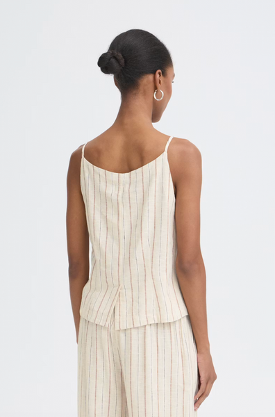 Nora Top -- Brown Stripe