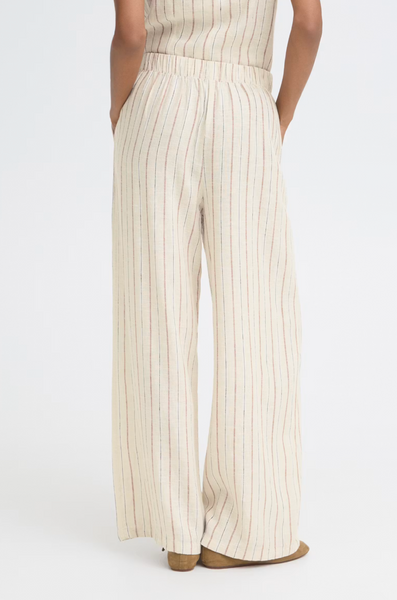 Nora Pants -- Brown Stripe