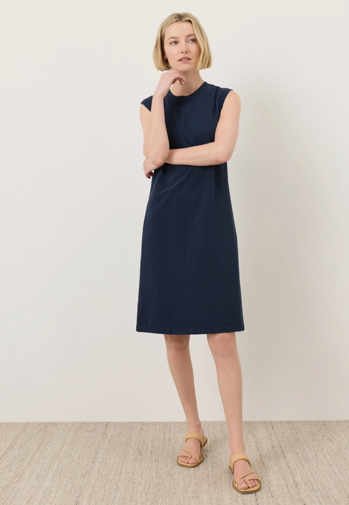 Muscle Tee Dress -- Navy
