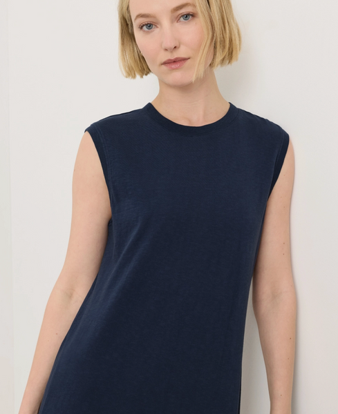 Muscle Tee Dress -- Navy
