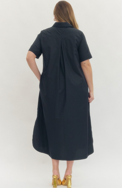 Bella Dress -- Navy