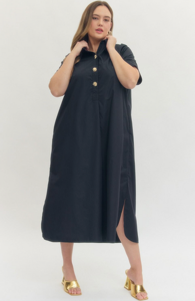Bella Dress -- Navy