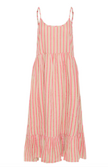 Pinehurst Dress -- Azalea Stripe