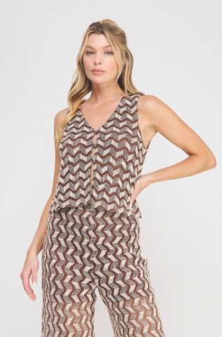Brodie Top -- Brown