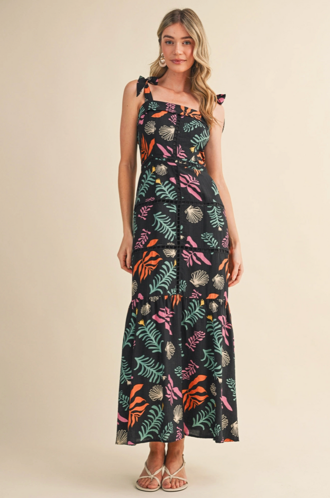 Reef Dress -- Black