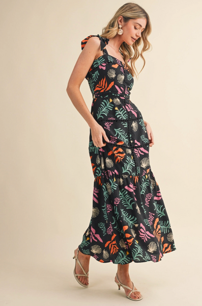 Reef Dress -- Black