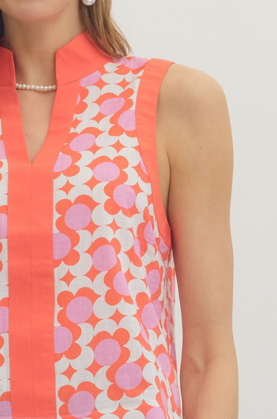 Danee Top -- Coral