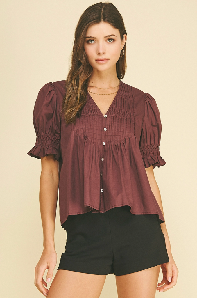 Amy Top -- Plum