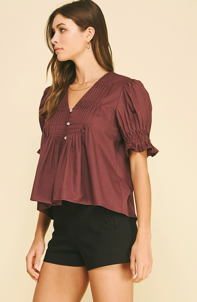 Amy Top -- Plum