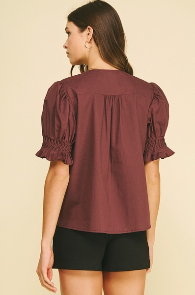 Amy Top -- Plum